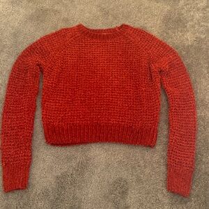 Altard State red knit sweater